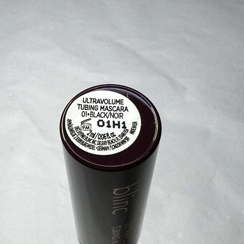 Blinc Ultra Volume Tubing Mascara Black Noir Travel Size NEW No Box No Seal